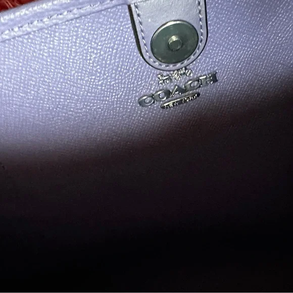 Coach Purple Tote Bag - Picture 8 of 8